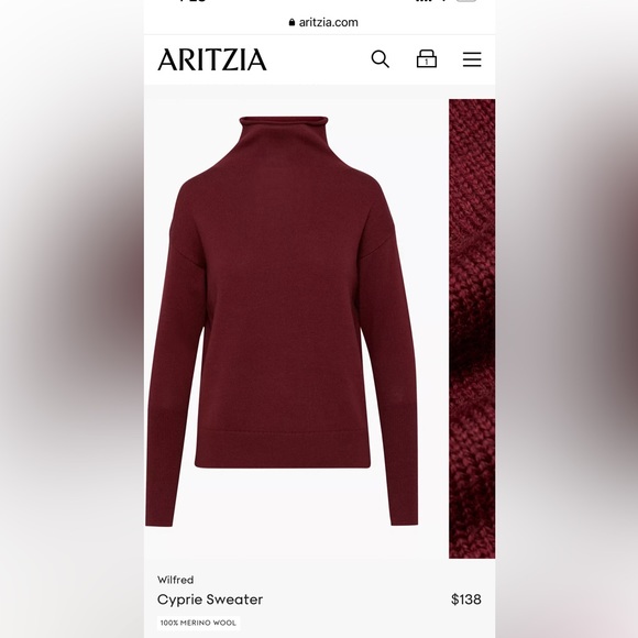 Aritzia turtleneck - Picture 1 of 3